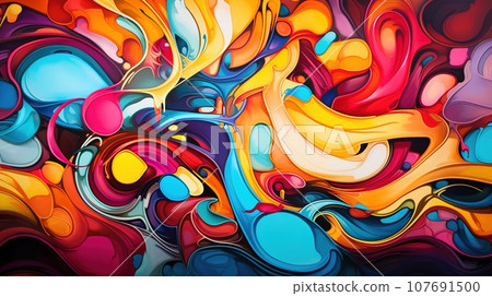 Abstract colorful mix fusion, abstraction concept Abstract colorful mix fusion, abstraction concept 107691500