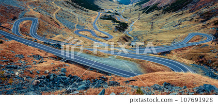 Transfagarasan road in Romania 107691928