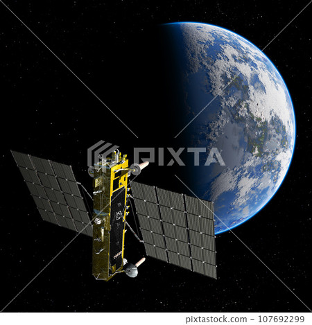 Modern navigation satellite Modern navigation satellite 107692299