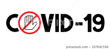 Stop Covid-19 illustration Stop Covid-19 illustration 107692598