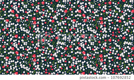 seamless ditsy flowers repeating pattern, tiny flowers pattern, ditsy, liberty , meadow, floral. 107692852