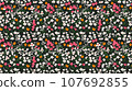seamless ditsy flowers repeating pattern, tiny flowers pattern, ditsy, liberty , meadow, floral. 107692855