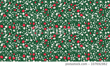 seamless ditsy flowers repeating pattern, tiny flowers pattern, ditsy, liberty , meadow, floral. 107692862
