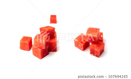 Watermelon Cuts Isolated Watermelon Cuts Isolated 107694285