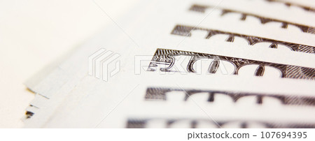 A lot of dollar bills. money Background 107694395