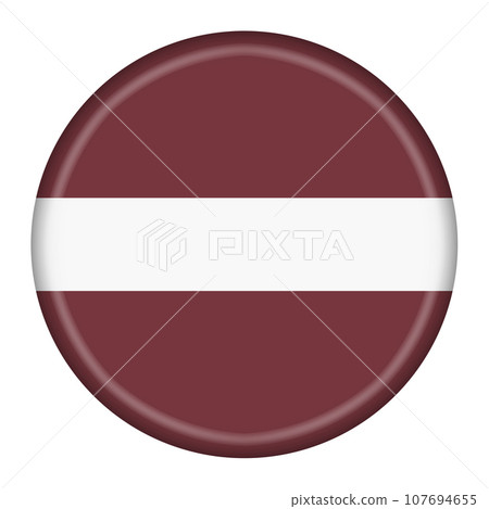 Latvia flag button 3d illustration with clipping path Latvia flag button 3d illustration with clipping path 107694655