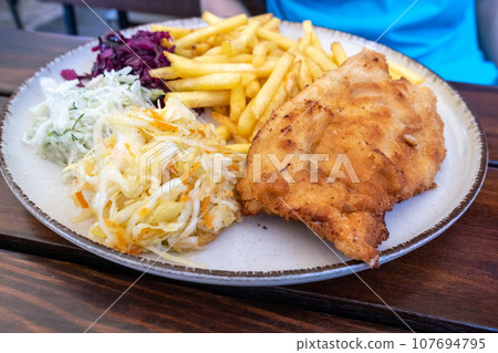 Traditional Polish Pierogi, Cooked Dumplings, Ravioli 107694795