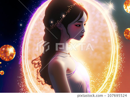 被月亮照亮的天女 107695524