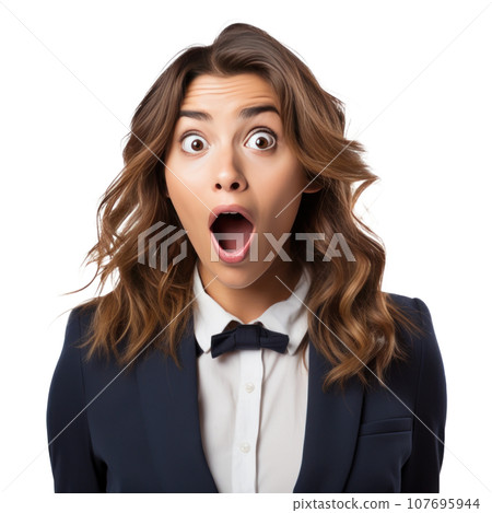 Excited and Surprised Young Manager 107695944