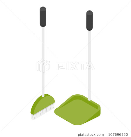 3D Isometric Flat Vector Set of Household Tools. Item 1 107696330