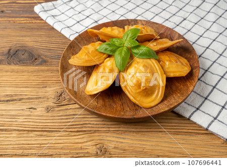 Polish Smoked Cheese, Traditional Oscypek, Slovak Mountain Snack, Sheep Milk Product 107696441