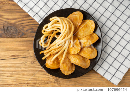 Polish Smoked Cheese, Traditional Oscypek, Slovak Mountain Snack, Sheep Milk Product 107696454