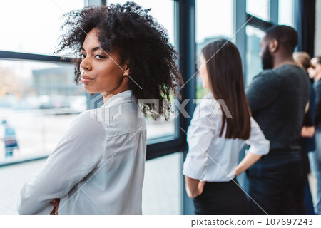 Group of business partner looking for the future. concept of corporate and startup Group of business partner looking for the future. concept of corporate and startup 107697243