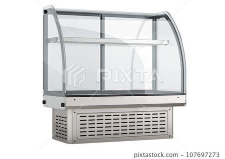 Commercial Cake Display Fridge, 3D rendering 107697273