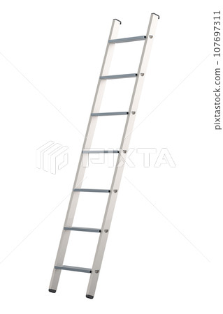 Aluminium Single Ladder, 3D rendering 107697311