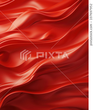 Silk in the colors flag of China Silk in the colors flag of China 107697952