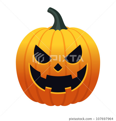Halloween pumpkin vector illustration Halloween pumpkin vector illustration 107697964