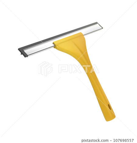 Window squeegee with yellow handle 107698557