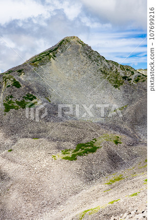 Japan's 100 Famous Mountains Yarigatake in Nagano Prefecture - Summit of Nakadake Japan's 100 Famous Mountains Yarigatake in Nagano Prefecture - Summit of Nakadake 107699216
