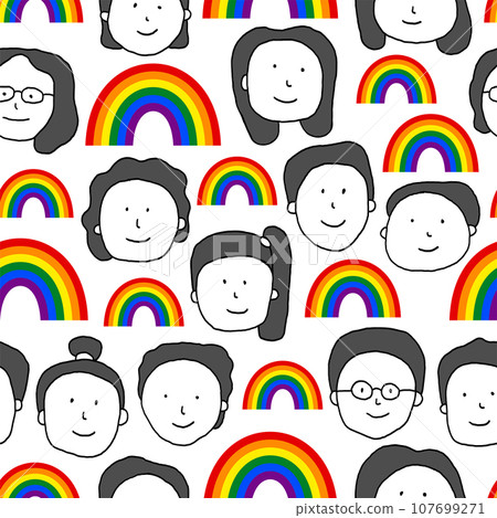 LGBTQ community seamless pattern LGBTQ community seamless pattern 107699271