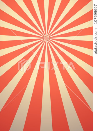 金色光芒的簡單集中線條背景插畫素材[A4] 107699697