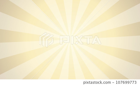 Background illustration material of simple concentrated lines shining in gold [16:9] 107699773