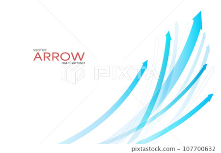 Arrow background vector material 107700632