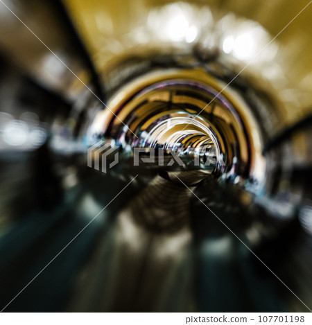Modern abstract road tunnel Modern abstract road tunnel 107701198