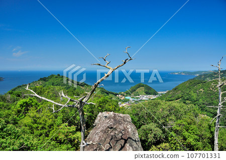 從名江上人西平上遺址眺望湯淺灣【和歌山縣湯淺町】 107701331