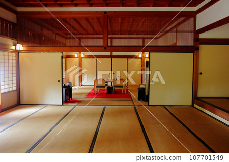 Japanese-style room in Kokura Castle Garden, Kitakyushu City 107701549