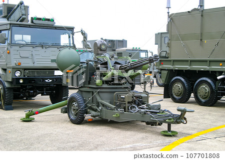 Air Self-Defense Force anti-aircraft gun VADS1 modified on display Air Self-Defense Force anti-aircraft gun VADS1 modified on display 107701808