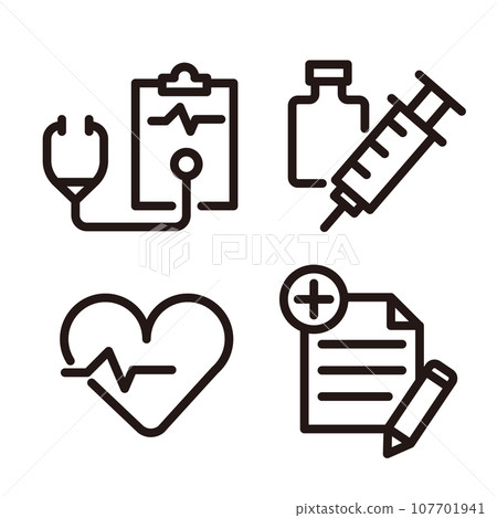 medical icon set medical icon set 107701941