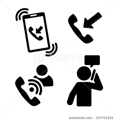 電話象形圖圖示集 107701950