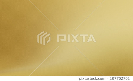 Gold background with paper texture and sunlight. Vector illustration 107702701