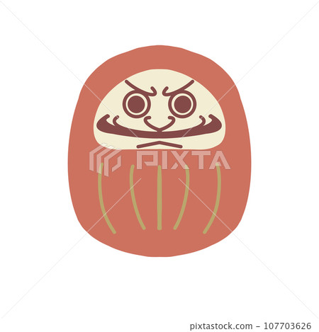 一個簡單的達摩的插圖 107703626