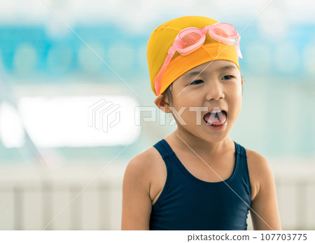 Kids swimming 5 year olds 107703775