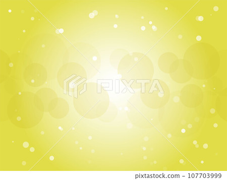 Bright yellow polka dot abstract background 107703999