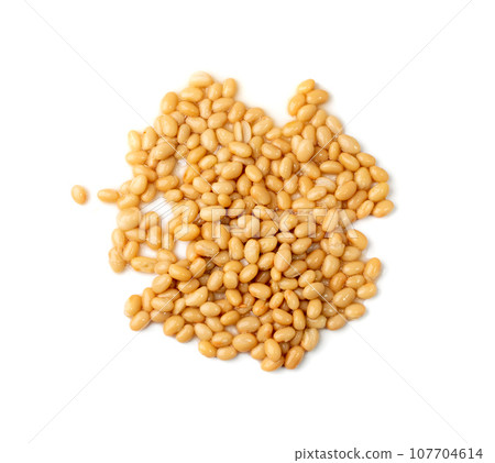 White Kidney Beans Isolated White Kidney Beans Isolated 107704614