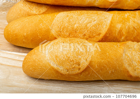 French Baguette Closeup French Baguette Closeup 107704696