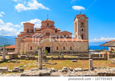Church of Saints Clement and Panteleimon and historic district of Plaoshnik in Ohrid, North Macedonia 107705405