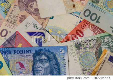 Background of currencies from different european countries Background of currencies from different european countries 107705553