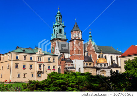Wawel Cathedral in Krakow, Poland Wawel Cathedral in Krakow, Poland 107705562
