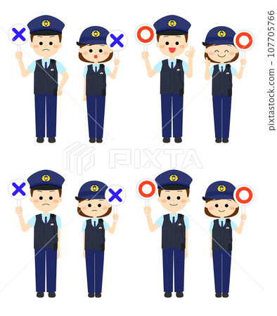 有圓圈和十字架的警察 有圓圈和十字架的警察 107705766