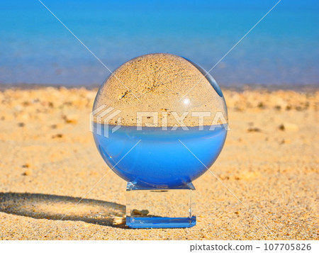 熱帶海洋和水晶球 熱帶海洋和水晶球 107705826