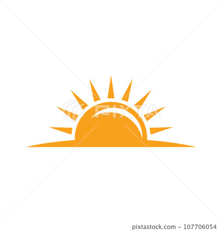 sun ilustration design 107706054