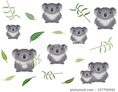 Koala seamless pattern B-1 PNG Koala seamless pattern B-1 PNG 107706992