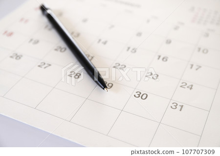 日曆時間表圖像 107707309