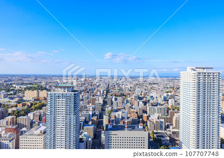 從 JR 塔觀景台三八塔眺望札幌 107707748