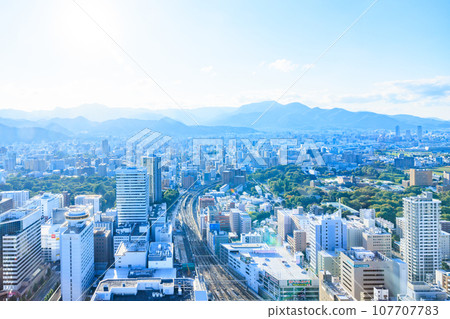View of Sapporo from JR Tower Observation Deck Tower Three Eight 107707783