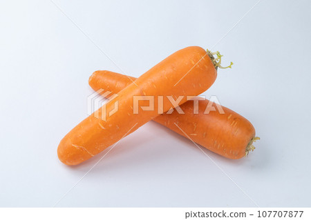 兩根交叉的胡蘿蔔「中心」的材質形象 107707877